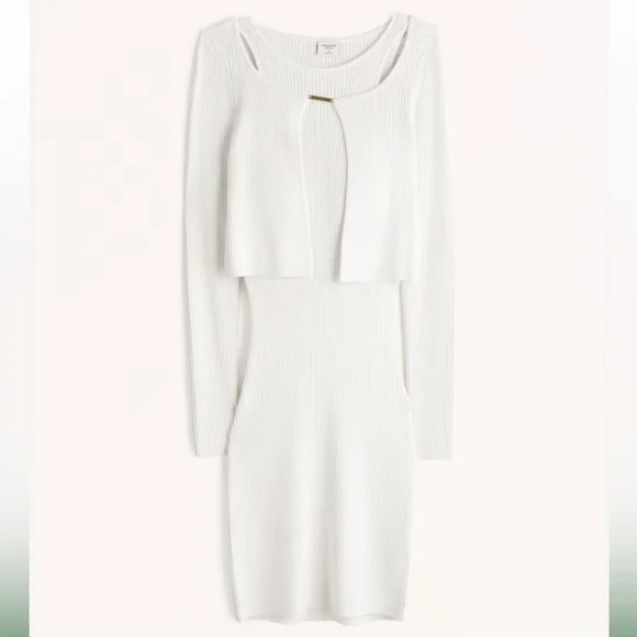 white christmas dresses Abercrombie & Fitch Turtleneck Sweater Dress Regular – Change Things Up main image 0